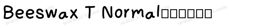 Beeswax T Normal字体转换